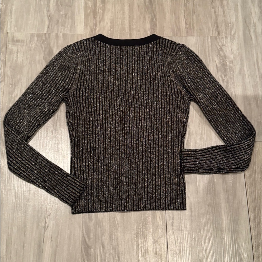 GENERATION LOVE Ruby Lurex Cardigan NWOT - Picture 11 of 11